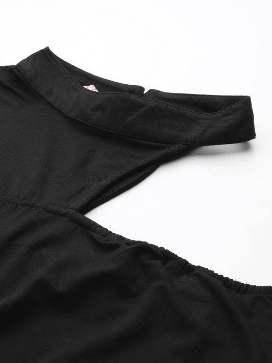 Plus Size A-Line Knitted Dress