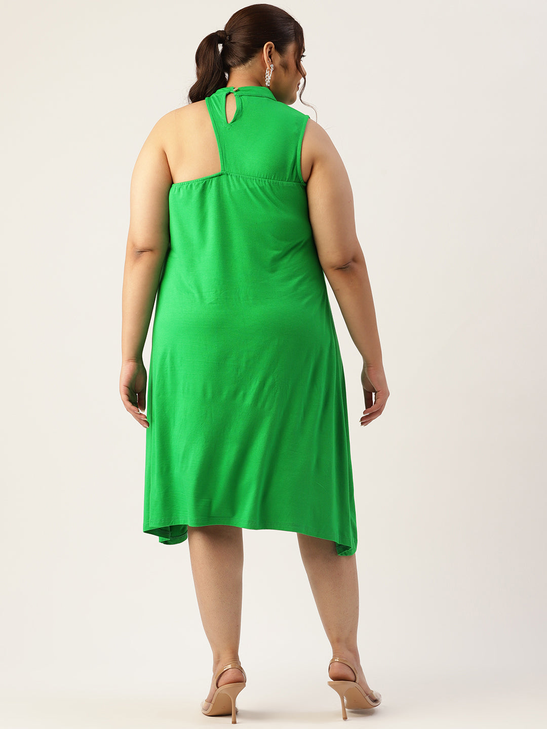 Plus Size A-Line Knitted Dress