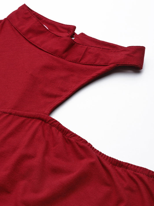 Plus Size A-Line Knitted Dress