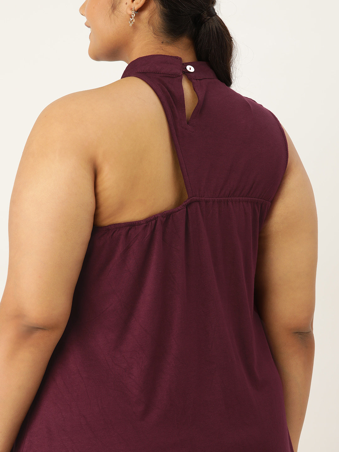 Plus Size A-Line Knitted Dress
