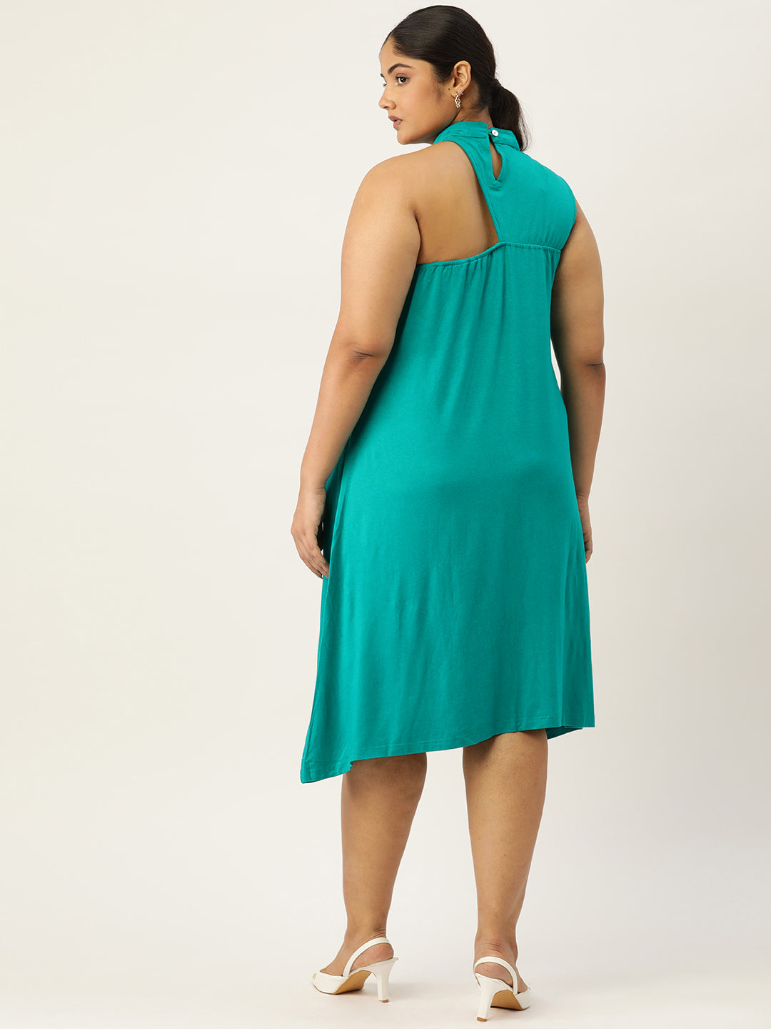 Plus Size A-Line Knitted Dress