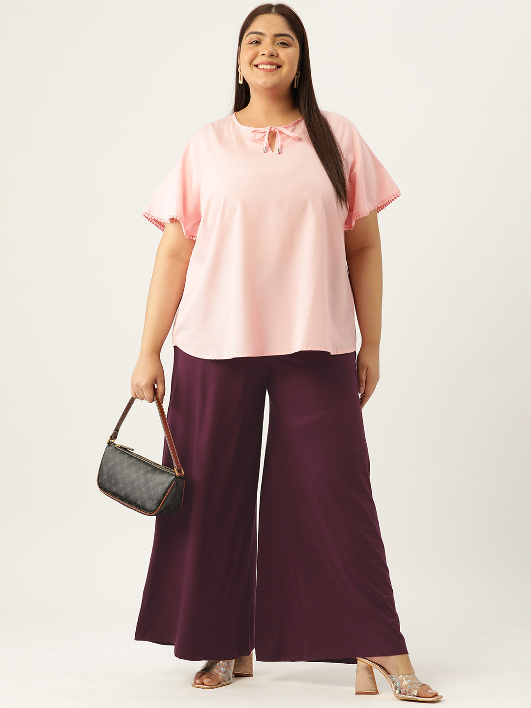 Voguish Plus Size Women’s Western Wear Trouser
