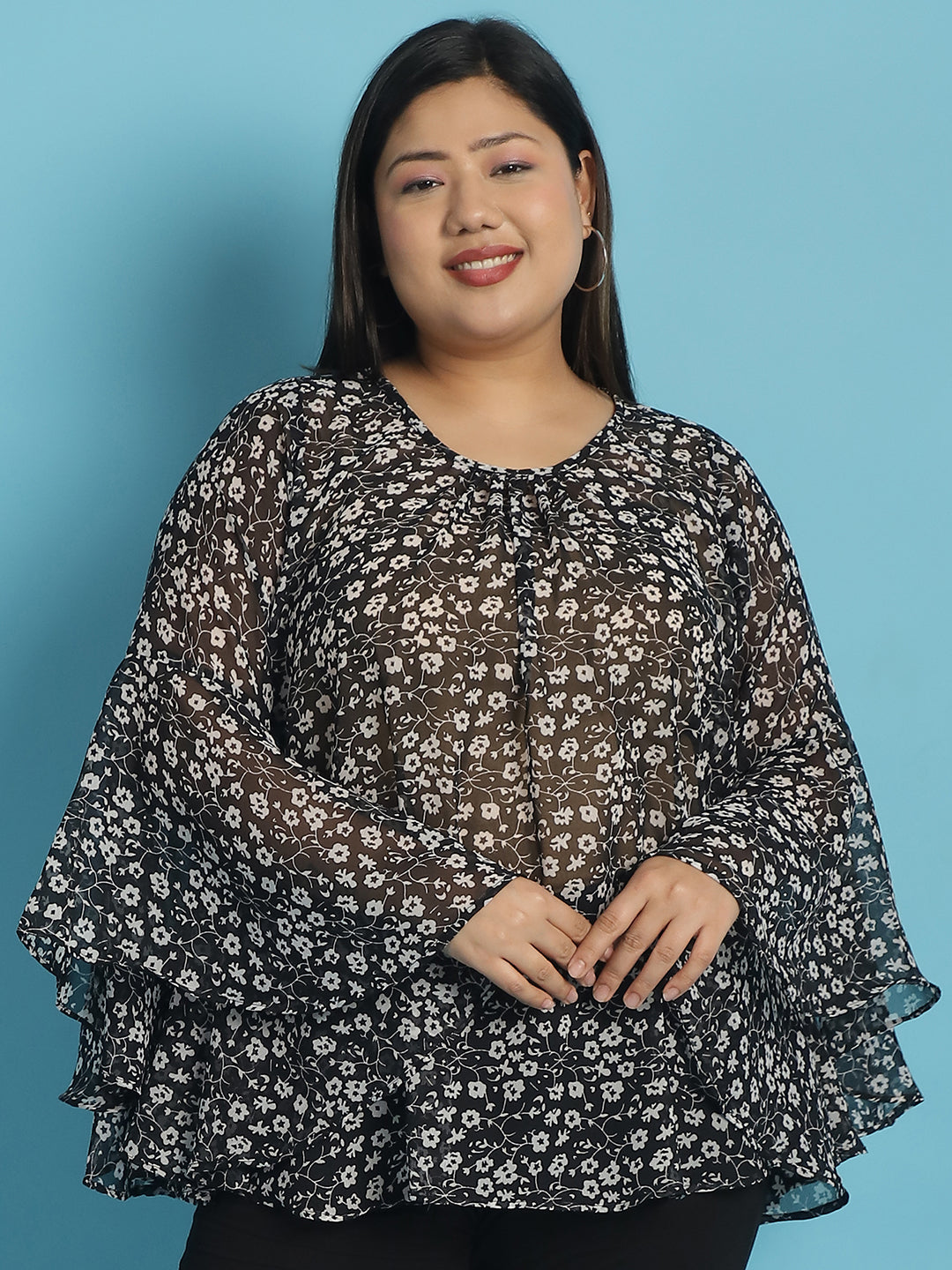 Plus Size Longline Top