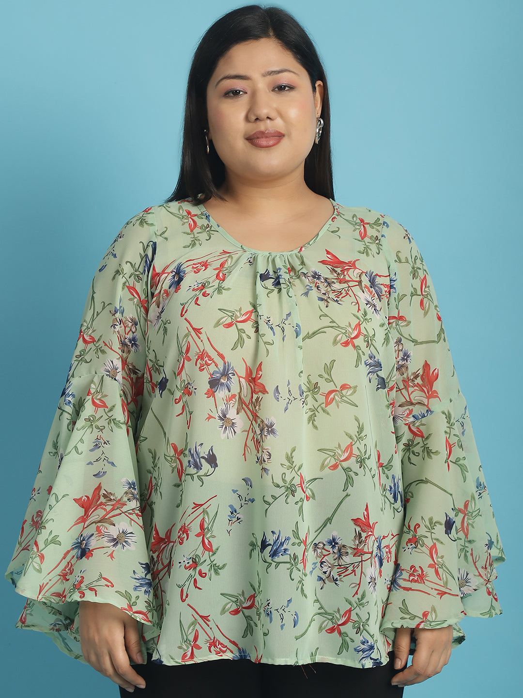 Plus Size Longline Top