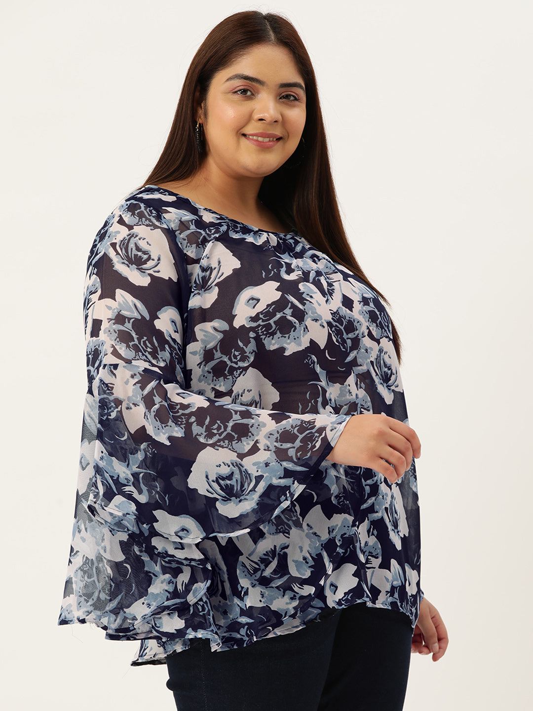 Plus Size Longline Top