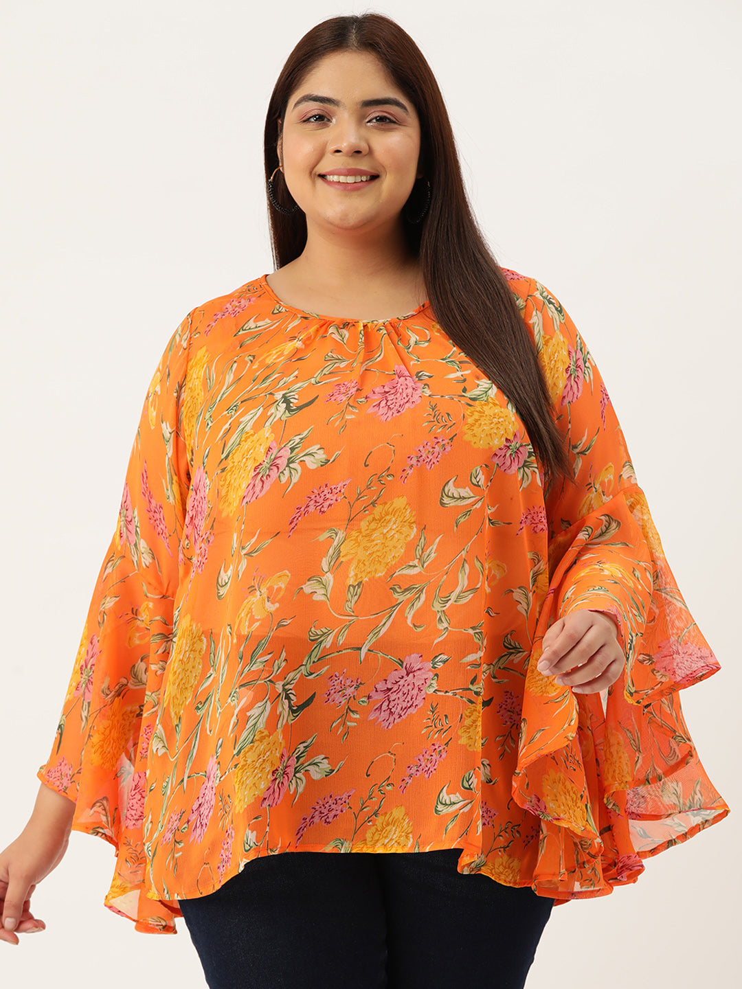 Plus Size Longline Top