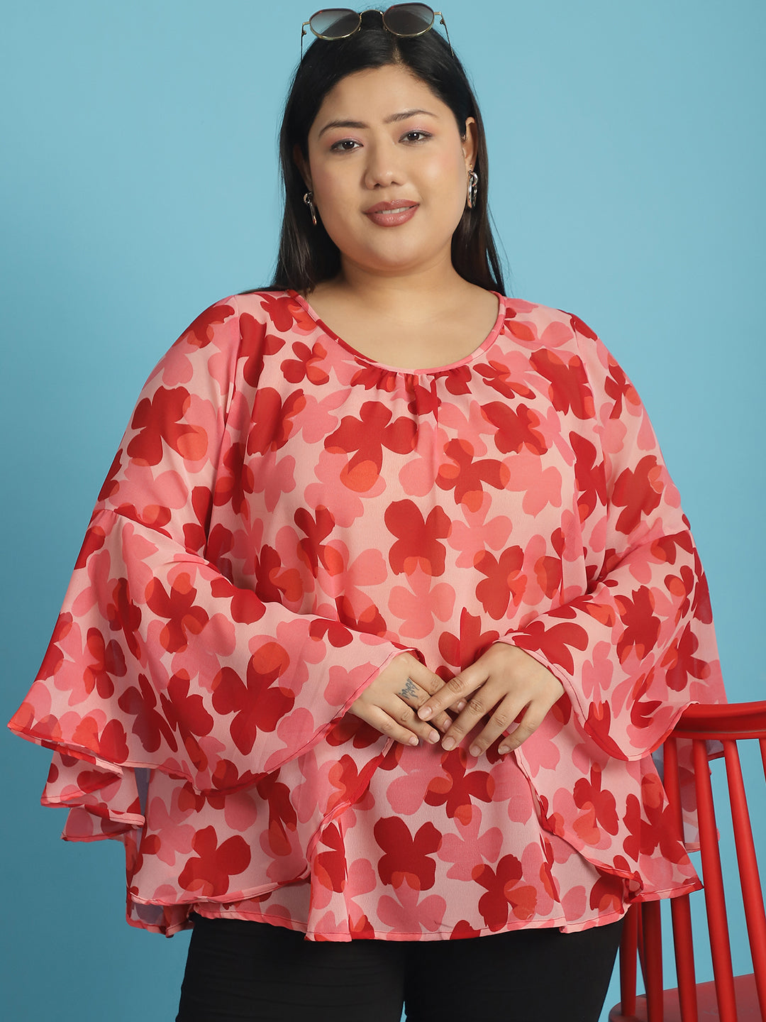 Plus Size Longline Top