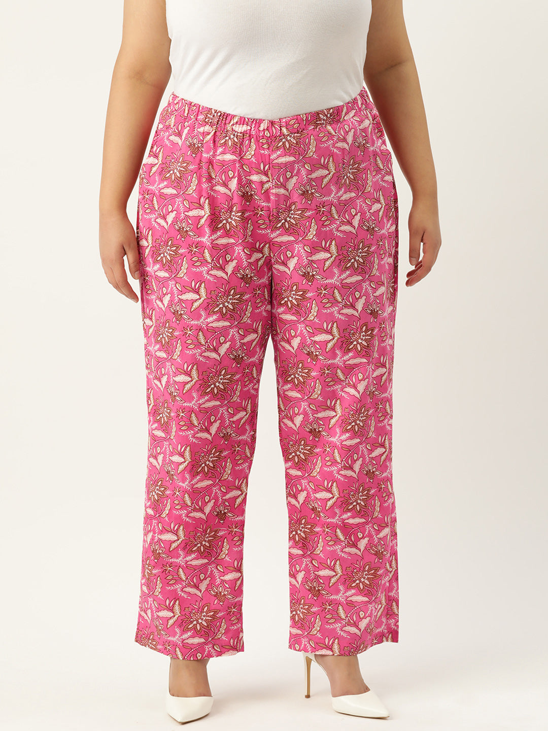 Voguish Plus Size Women’s Western Wear Trouser