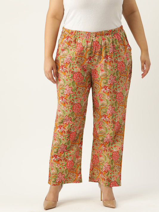 Voguish Plus Size Women’s Western Wear Trouser