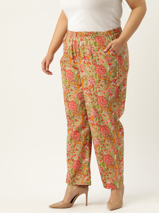 Voguish Plus Size Women’s Western Wear Trouser