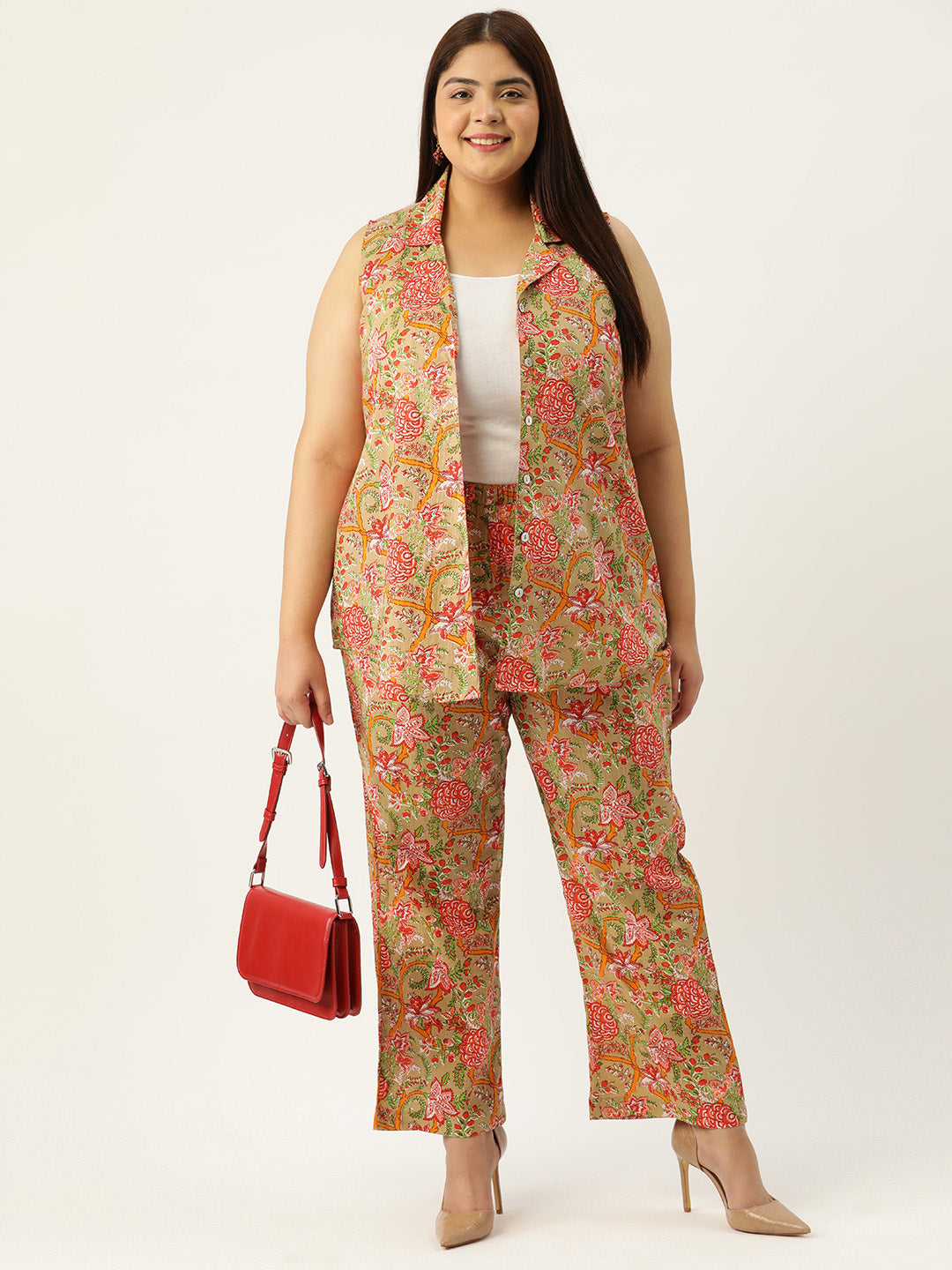 Voguish Plus Size Women’s Western Wear Trouser