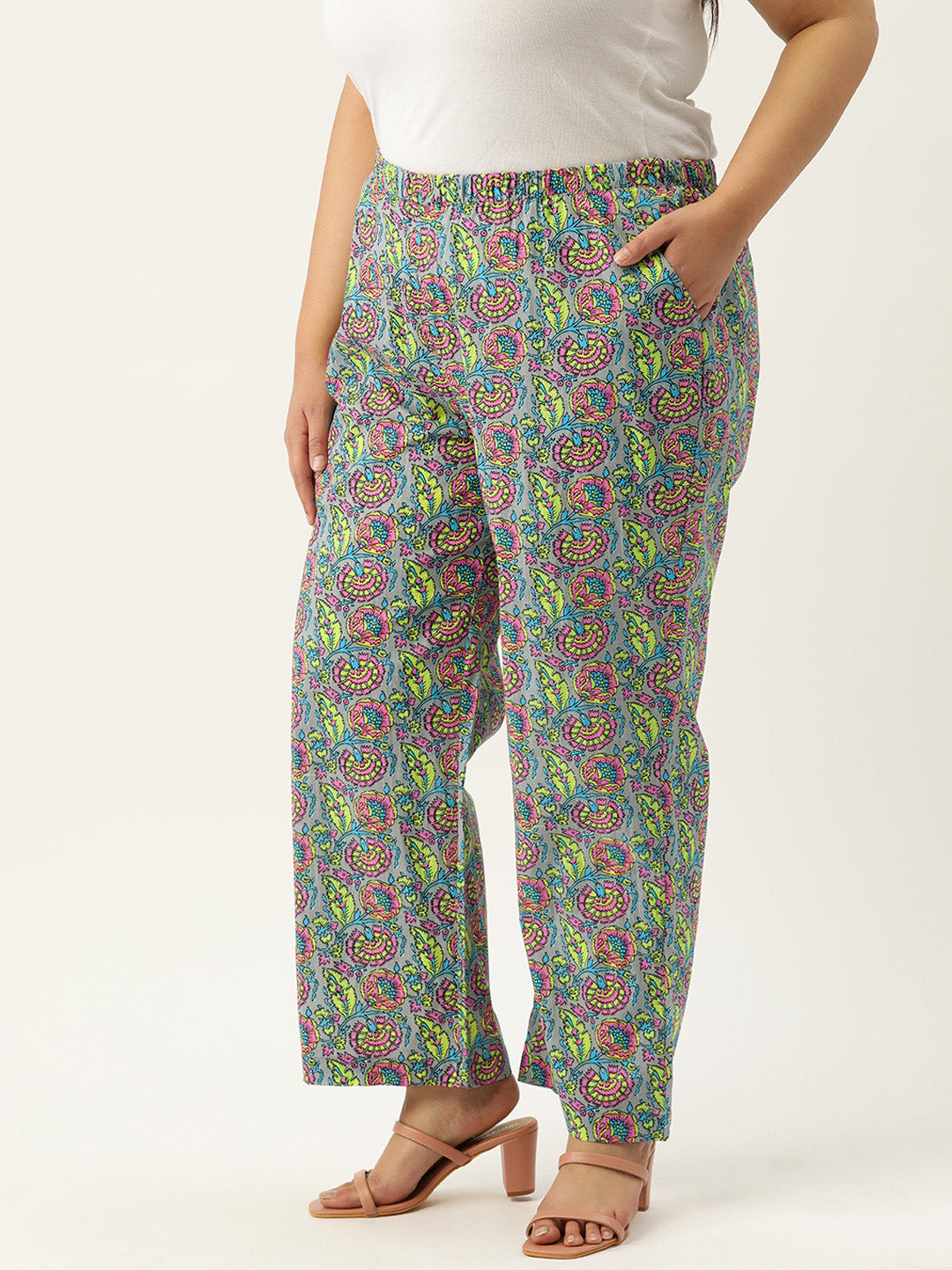 Voguish Plus Size Women’s Western Wear Trouser