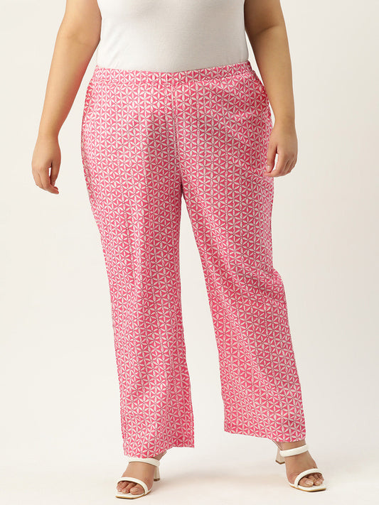 Voguish Plus Size Women’s Western Wear Trouser