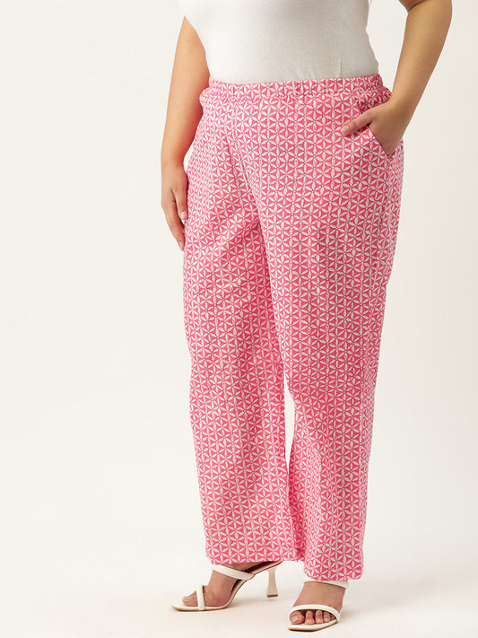 Voguish Plus Size Women’s Western Wear Trouser