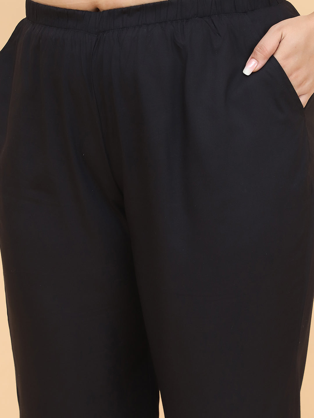 Voguish Plus Size Women’s Western Wear Trouser