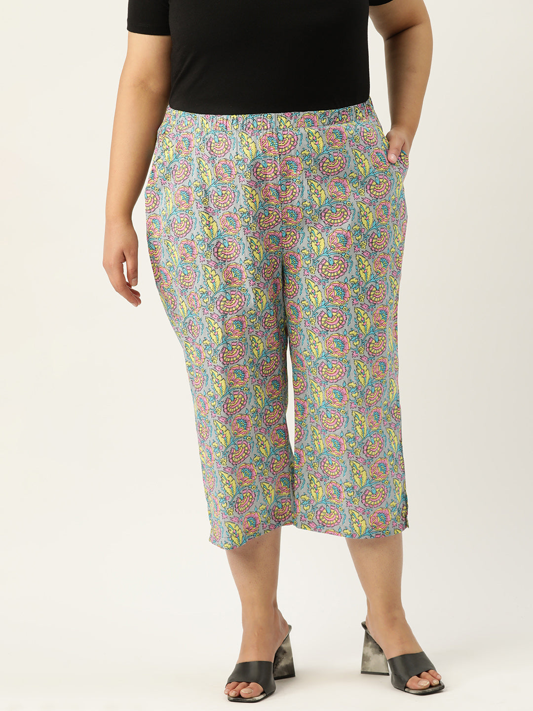 Voguish Plus Size Women’s Western Wear Trouser