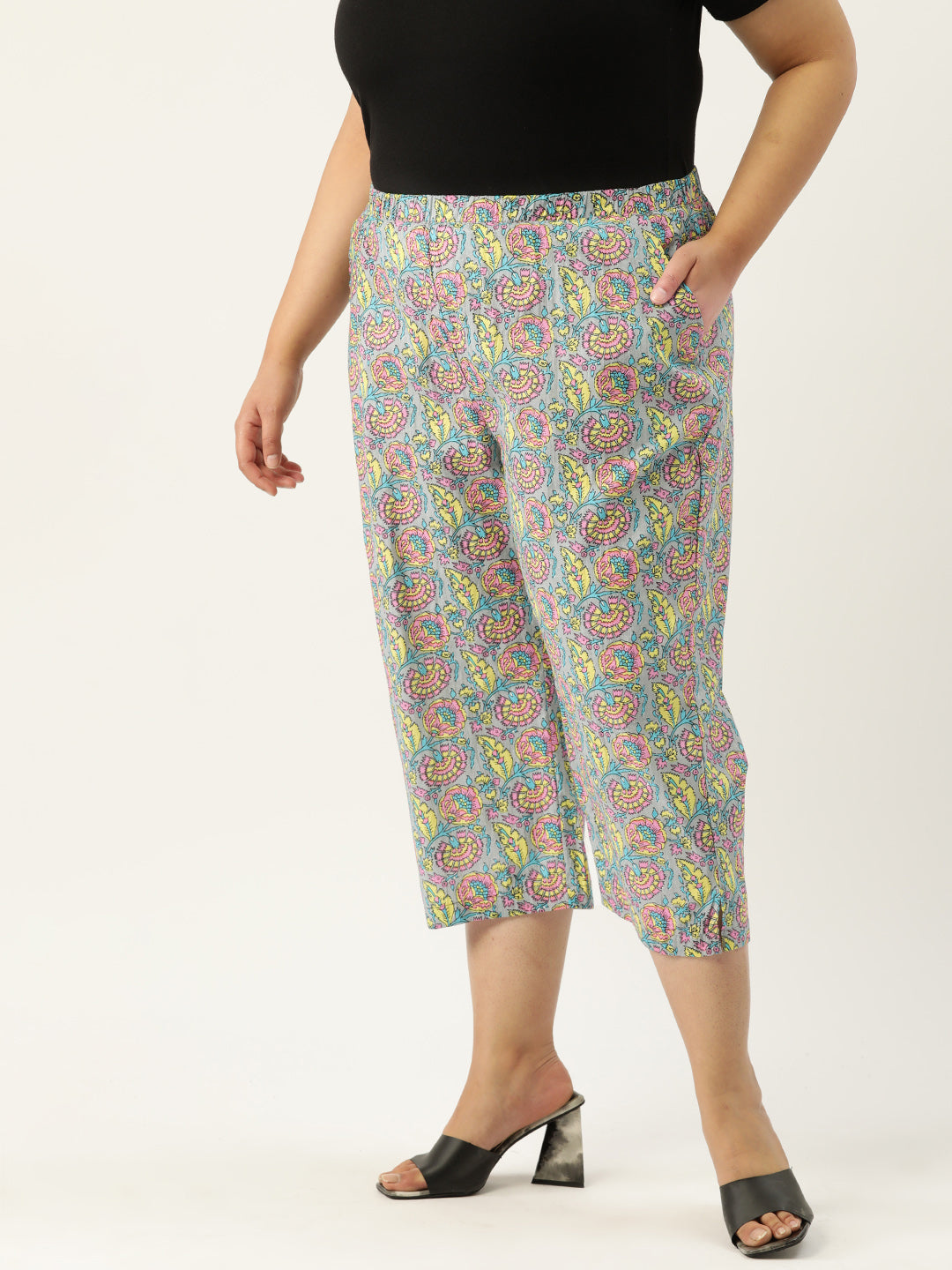 Voguish Plus Size Women’s Western Wear Trouser
