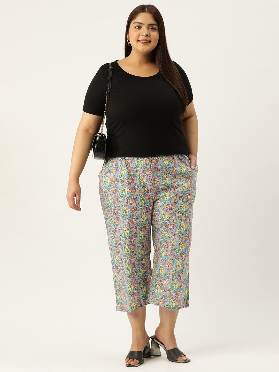 Voguish Plus Size Women’s Western Wear Trouser