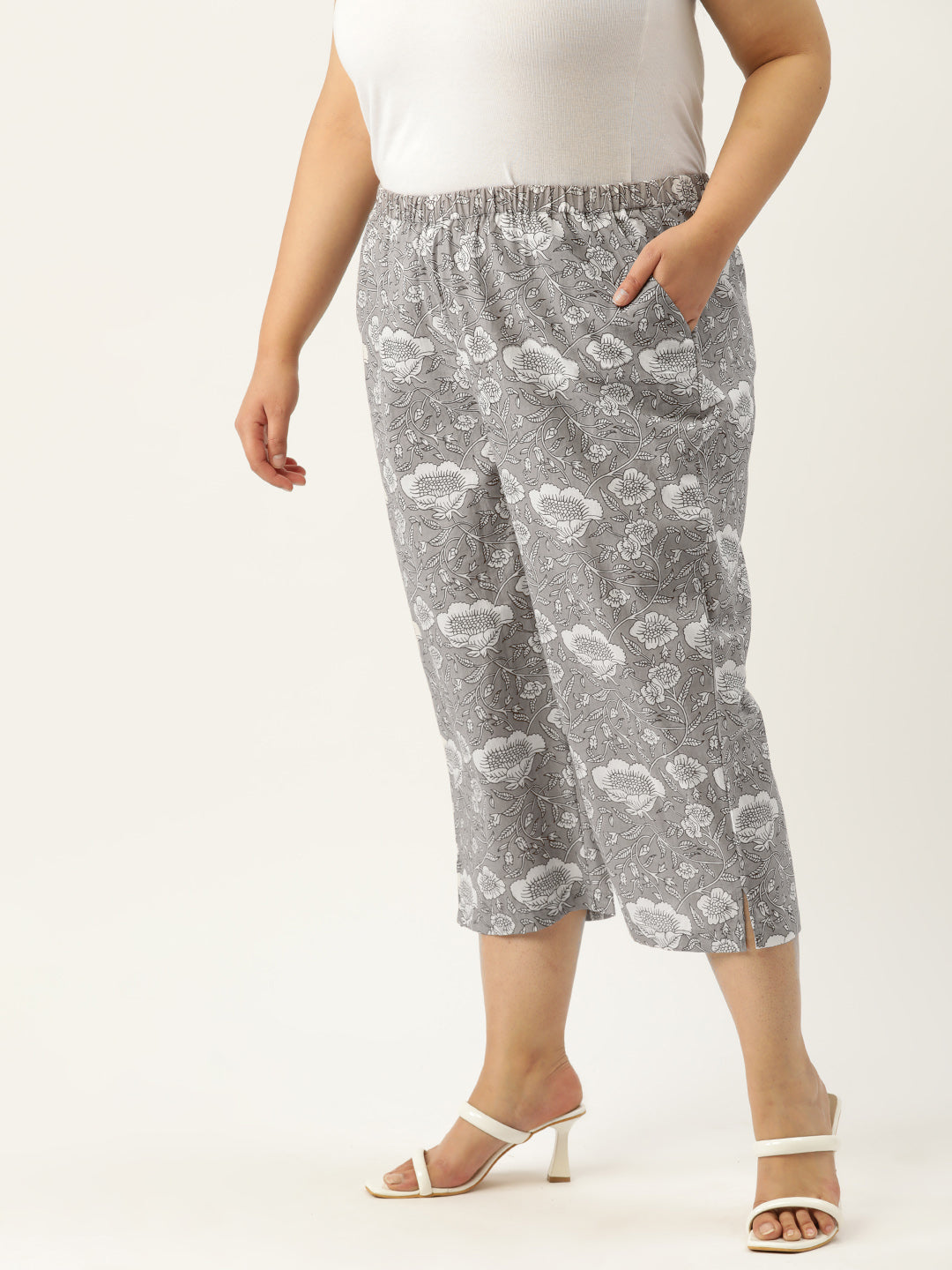 Voguish Plus Size Women’s Western Wear Trouser