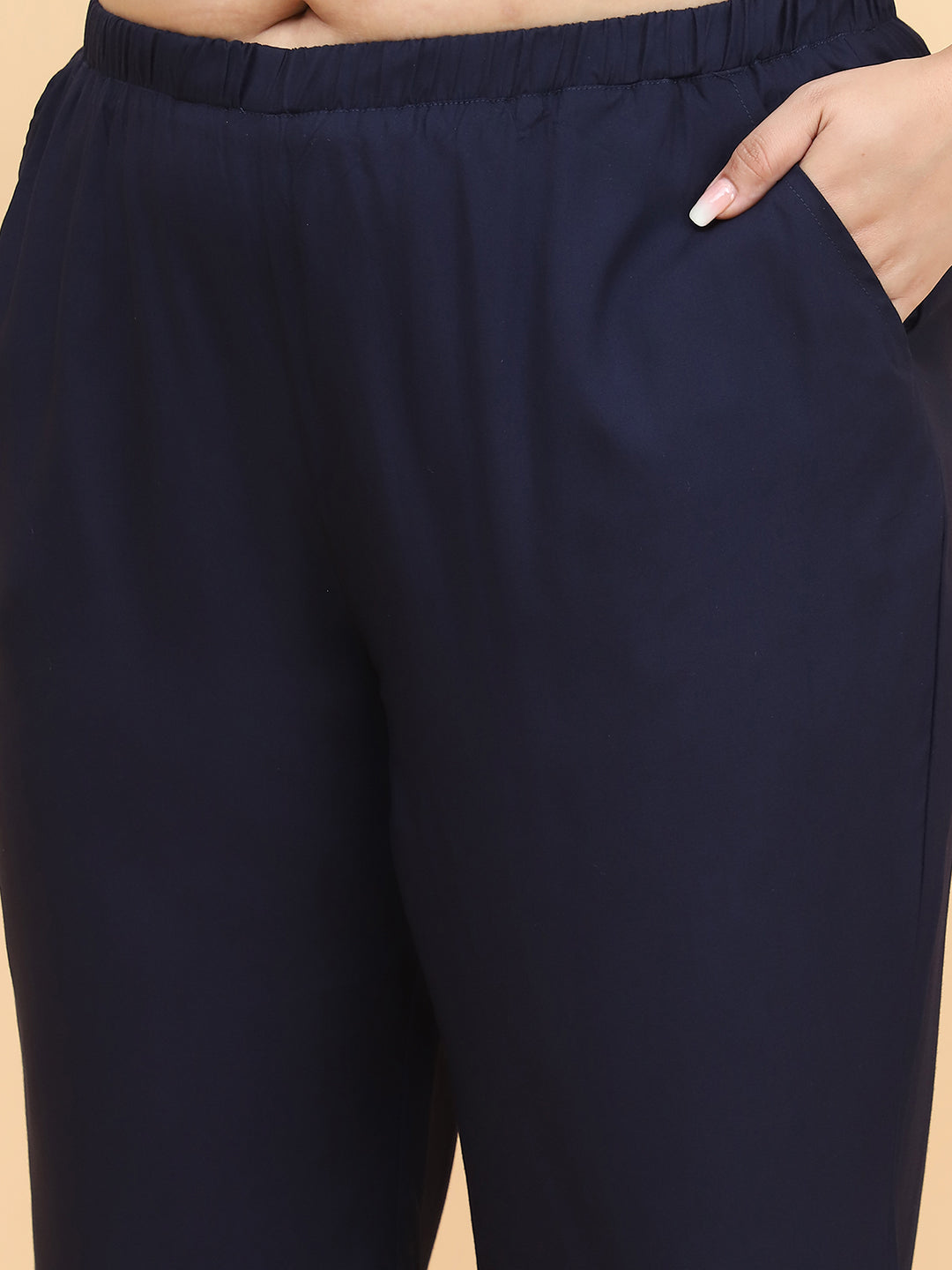Voguish Plus Size Women’s Western Wear Trouser