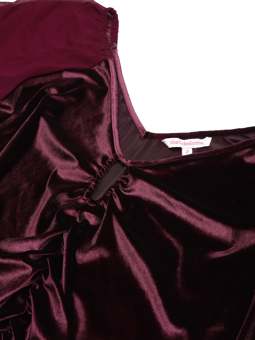 Plus Size Velvet Party Wear Top