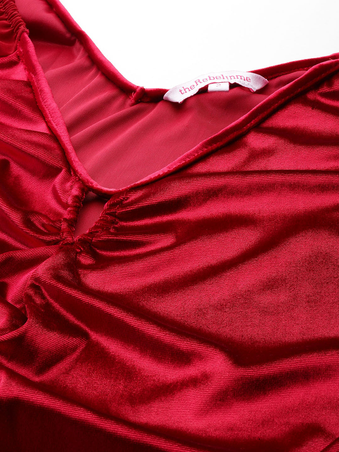 Plus Size Velvet Party Wear Top