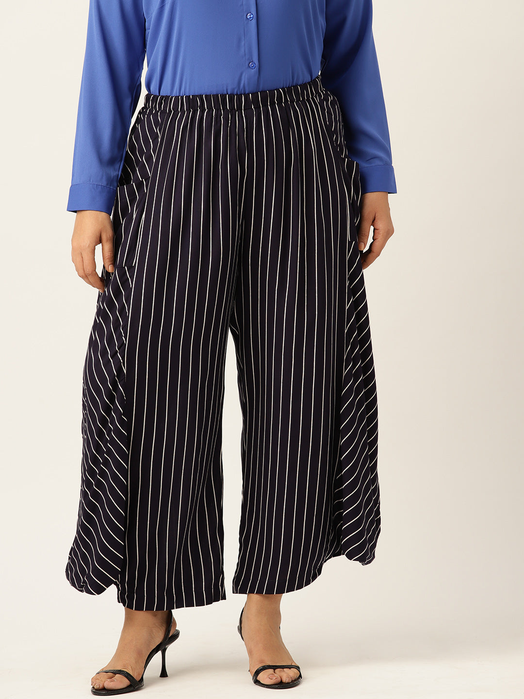 Voguish Plus Size Women’s Western Wear Trouser