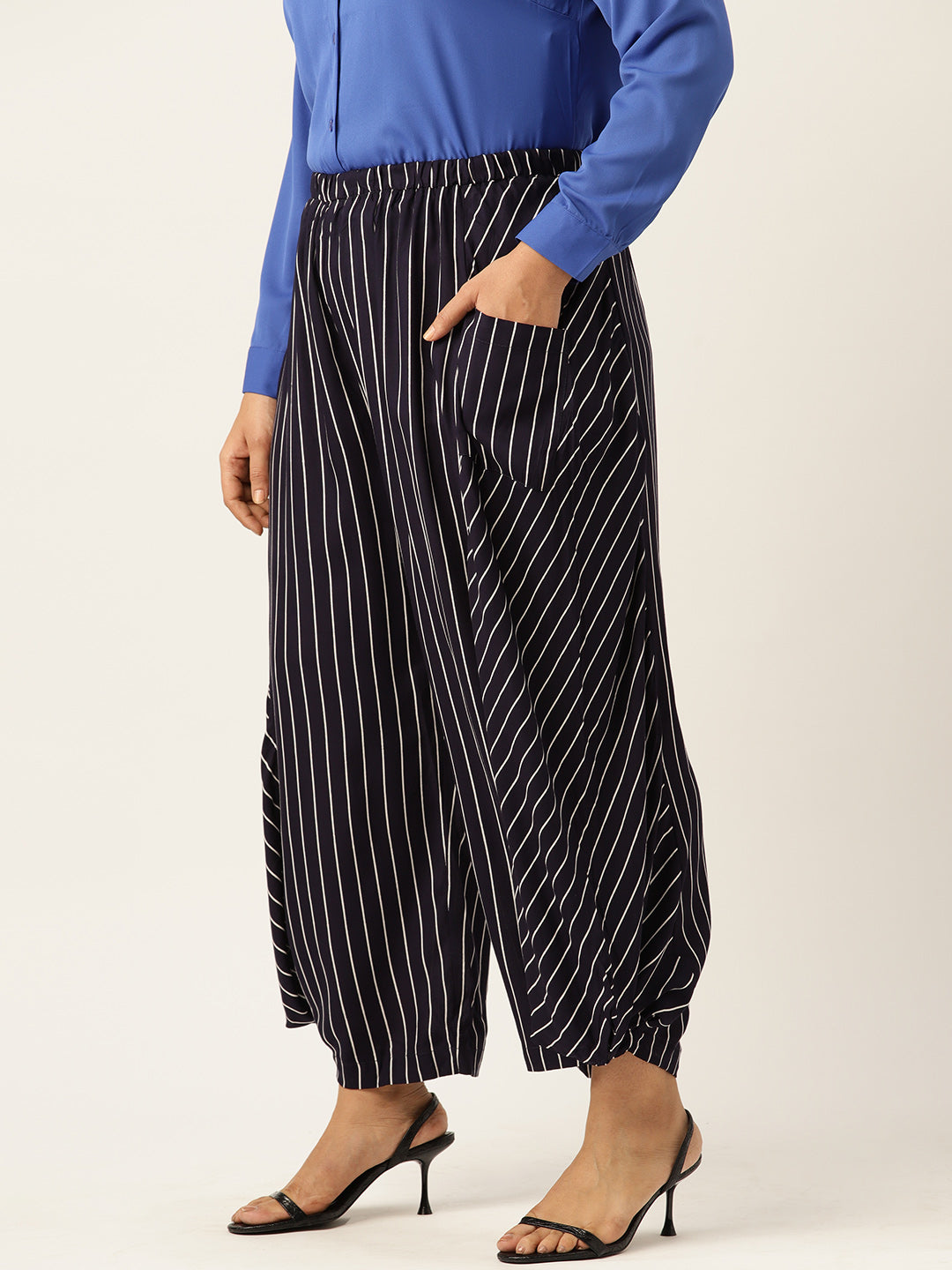 Voguish Plus Size Women’s Western Wear Trouser