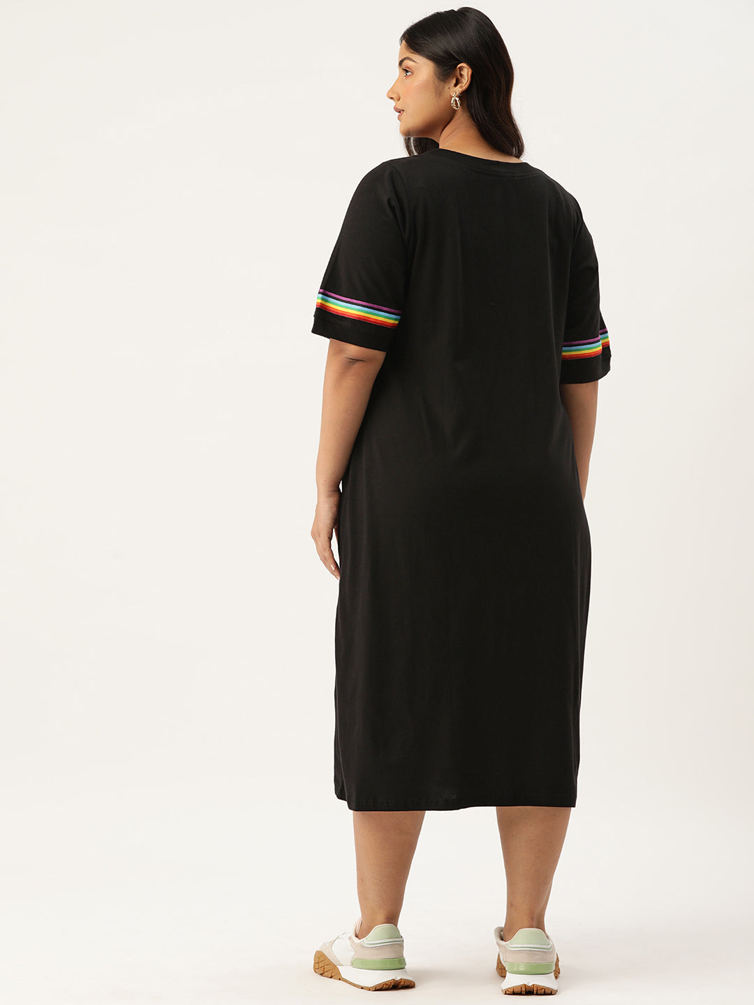 Plus Size A-Line Knitted Dress