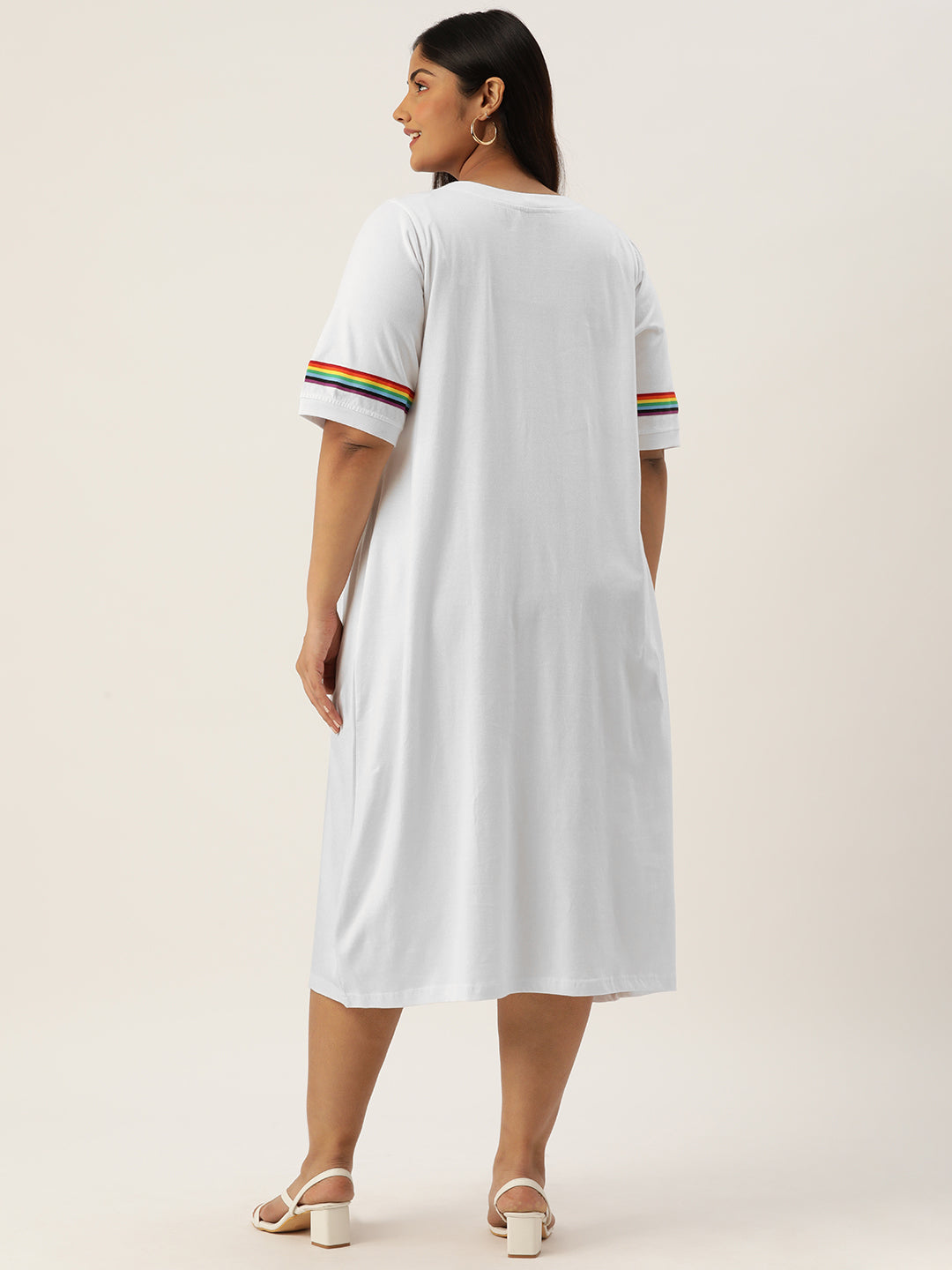 Plus Size A-Line Knitted Dress