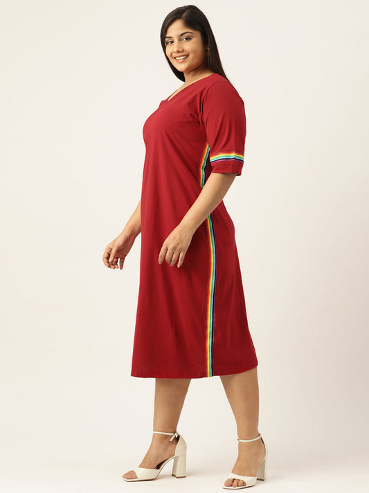 Plus Size A-Line Dress