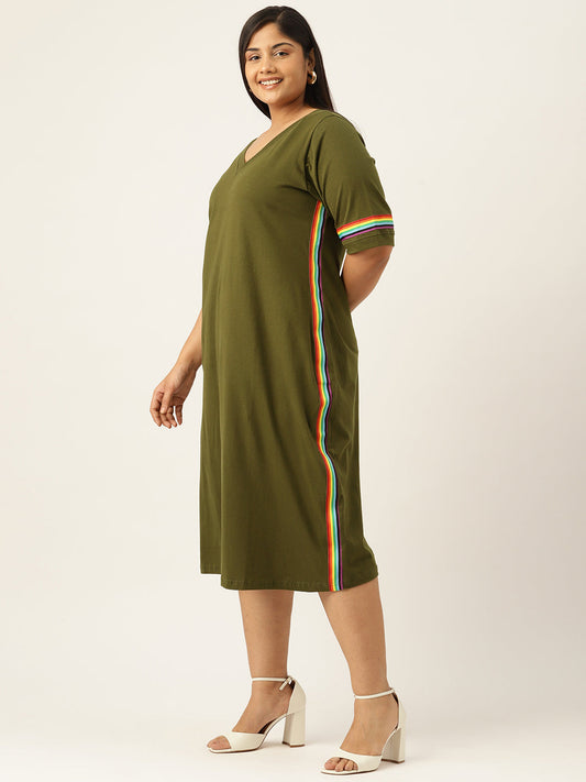 Plus Size A-Line Dress