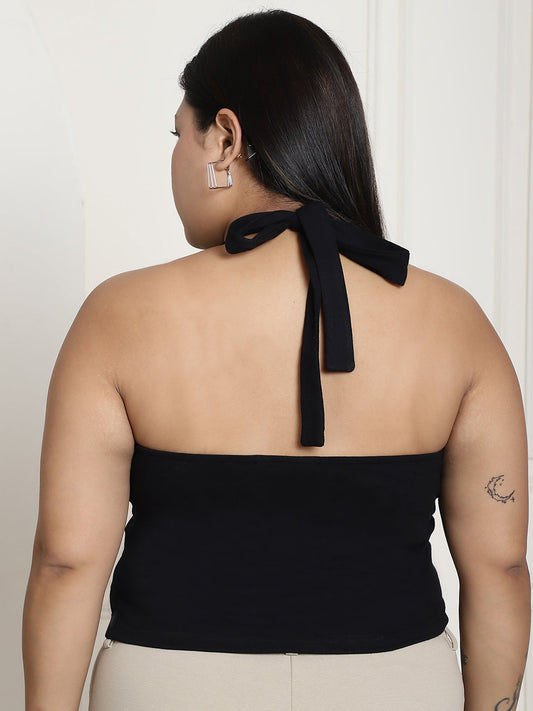 Plus Size Cropped Top