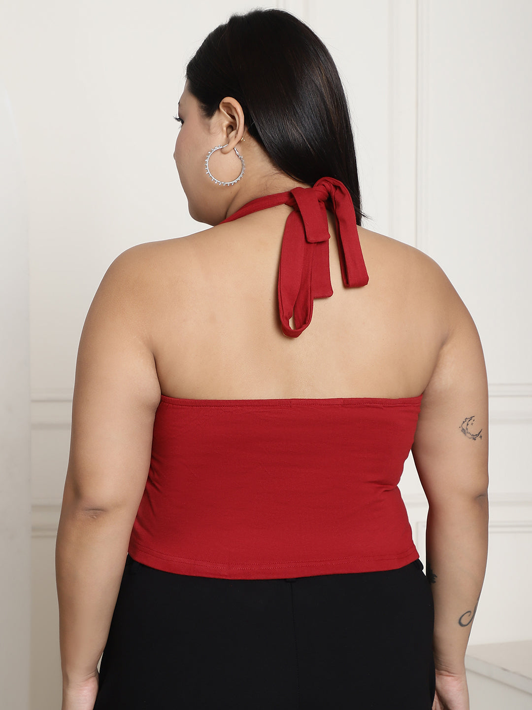 Plus Size Cropped Top