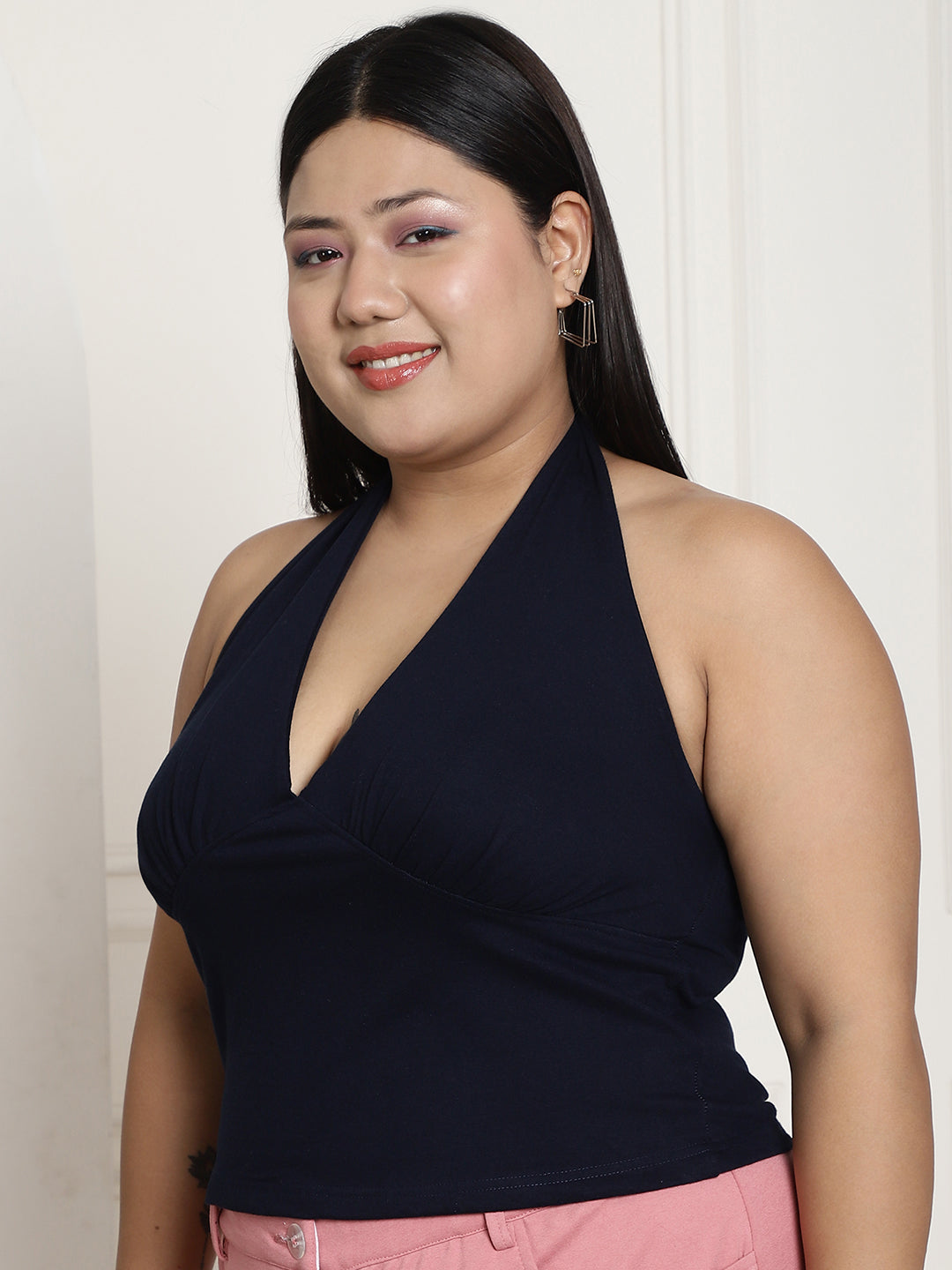 Plus Size Cropped Top