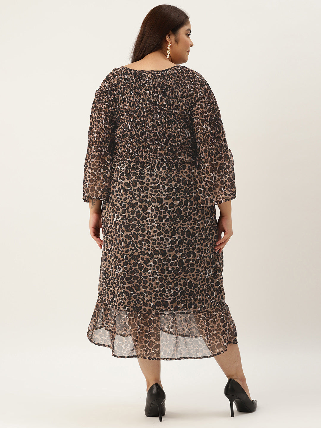Plus Size A-Line Georgette Dress