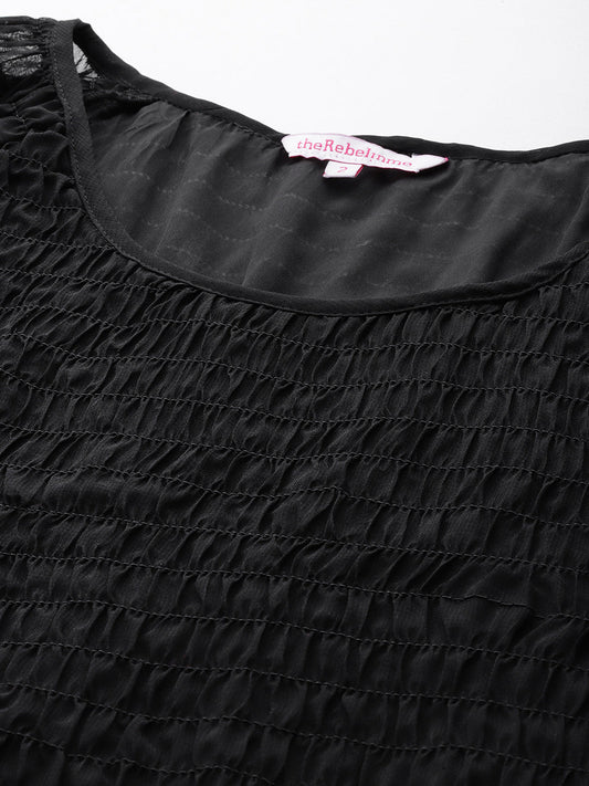 Plus Size A-Line Georgette Dress