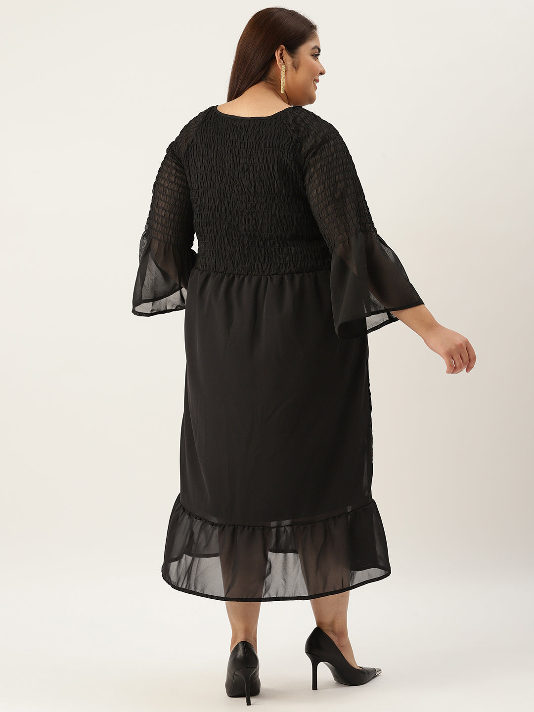 Plus Size A-Line Georgette Dress