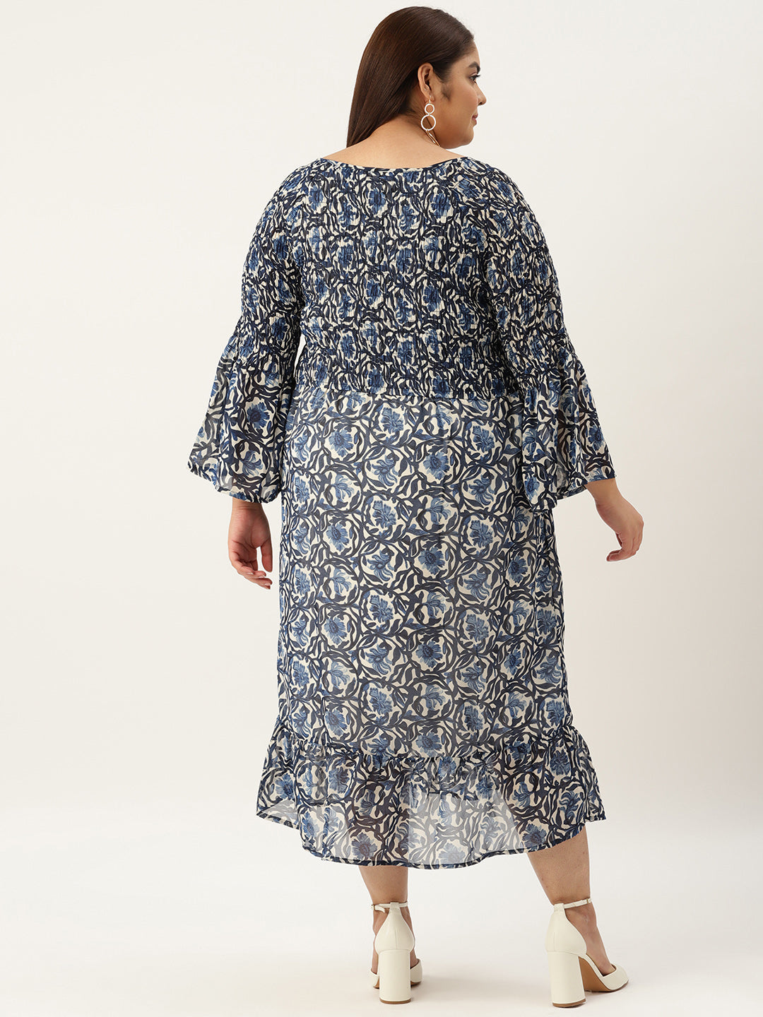 Plus Size A-Line Georgette Dress