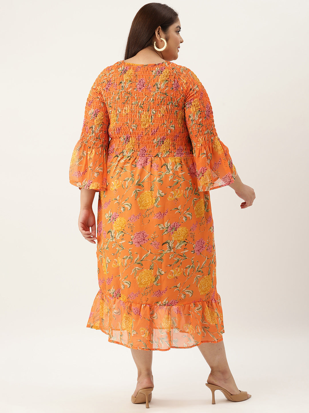 Plus Size A-Line Georgette Dress