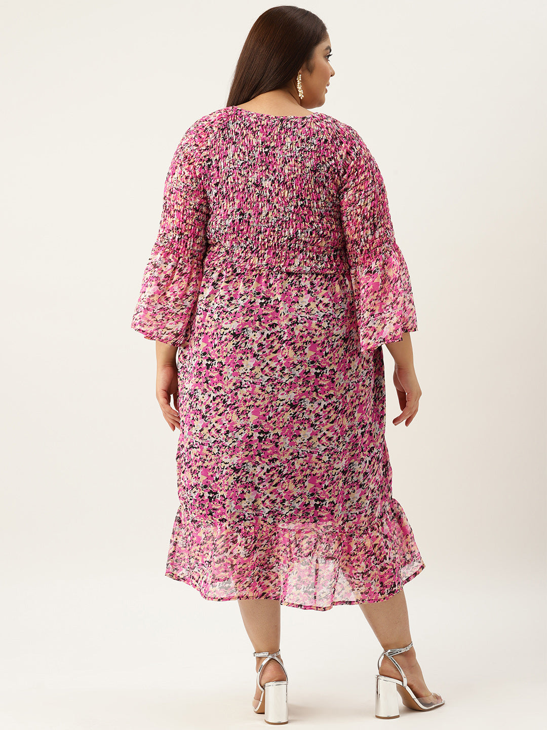 Plus Size A-Line Georgette Dress