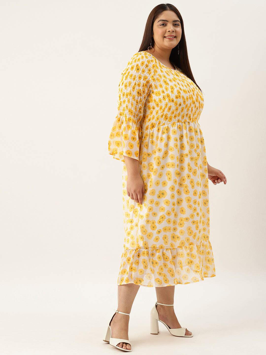 Plus Size A-Line Georgette Dress