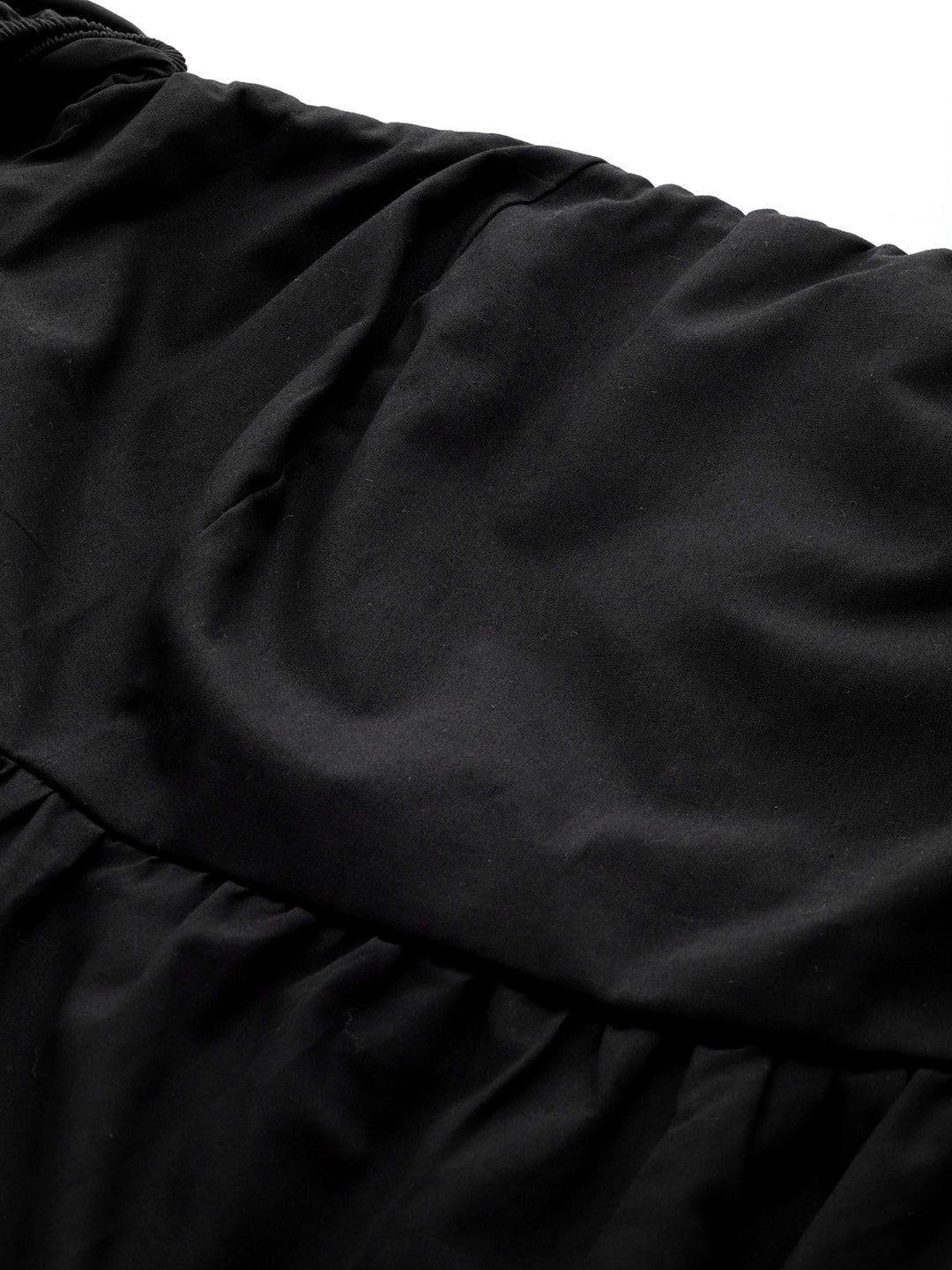 Plus Size Cotton Tiered Dress