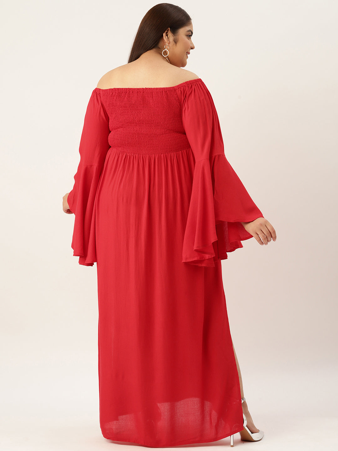 Plus Size A-Line Maxi Dress