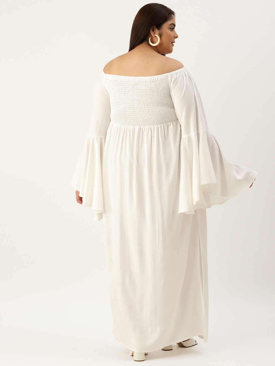 Plus Size A-Line Maxi Dress