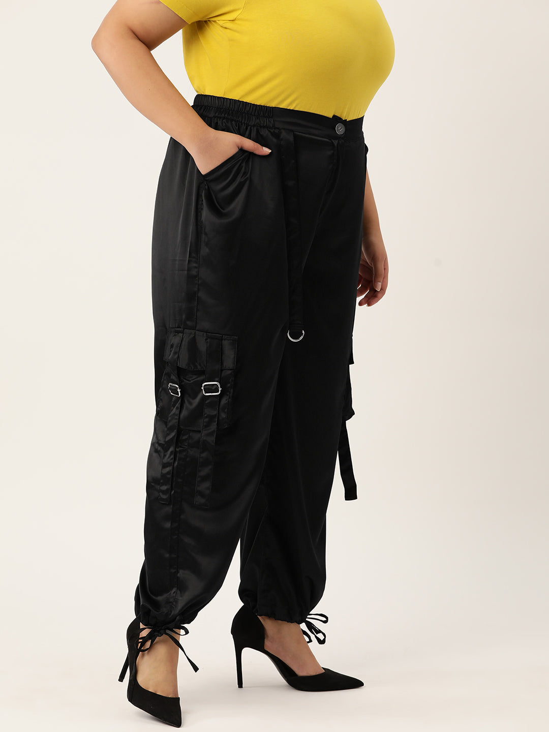 Voguish Plus Size Women’s Western Wear Trouser