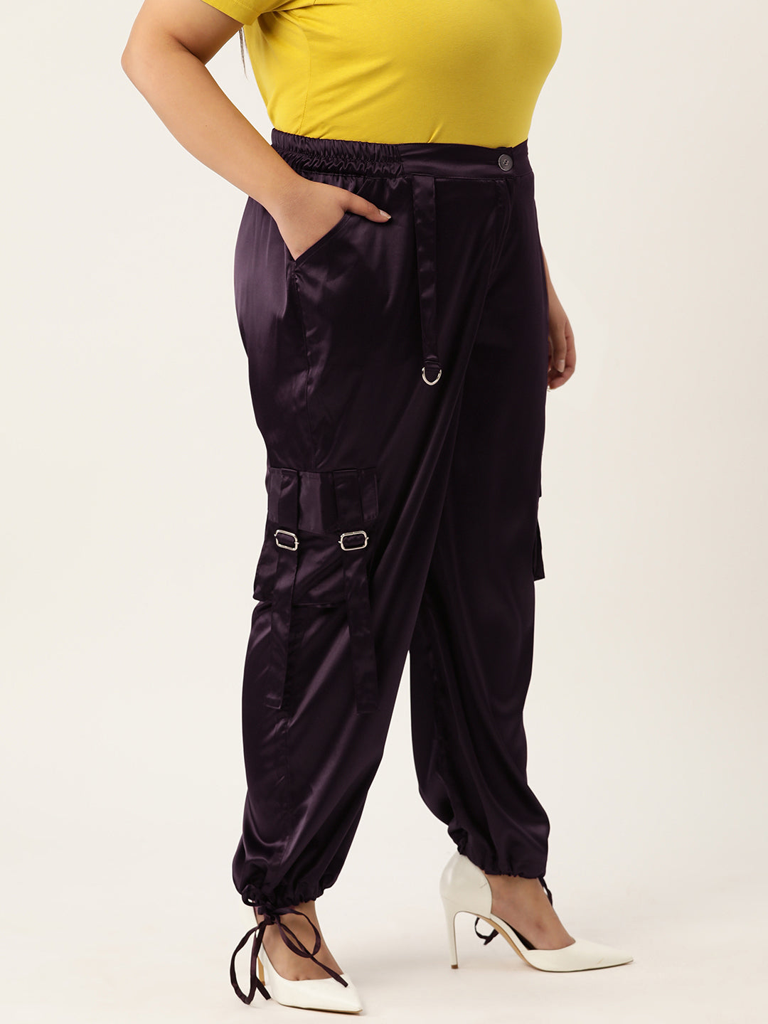 Voguish Plus Size Women’s Western Wear Trouser