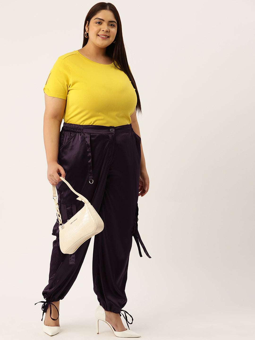 Voguish Plus Size Women’s Western Wear Trouser