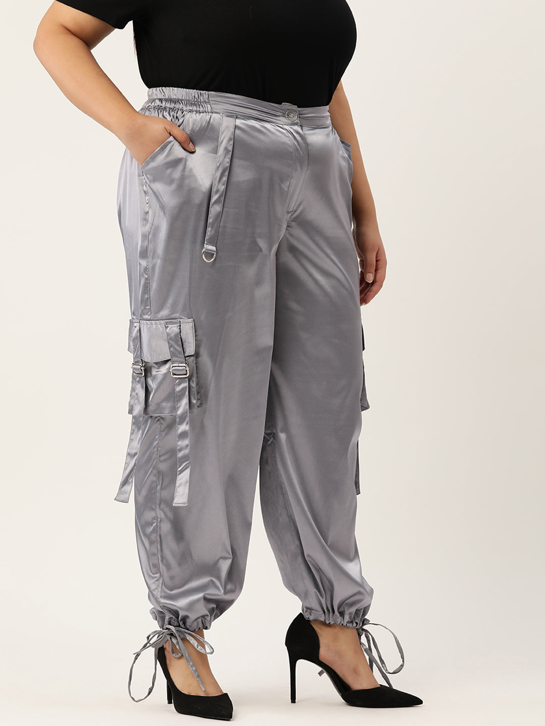 Voguish Plus Size Women’s Western Wear Trouser