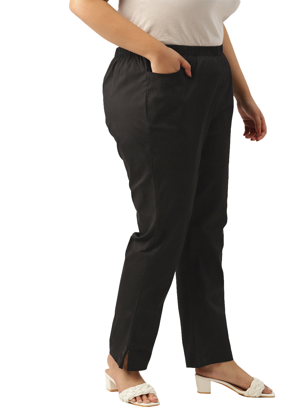 Voguish Plus Size Women’s Western Wear Trouser